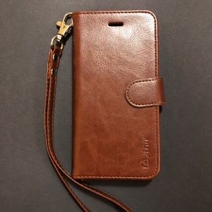 Faux Leather Brown IPHONE6/6s Case